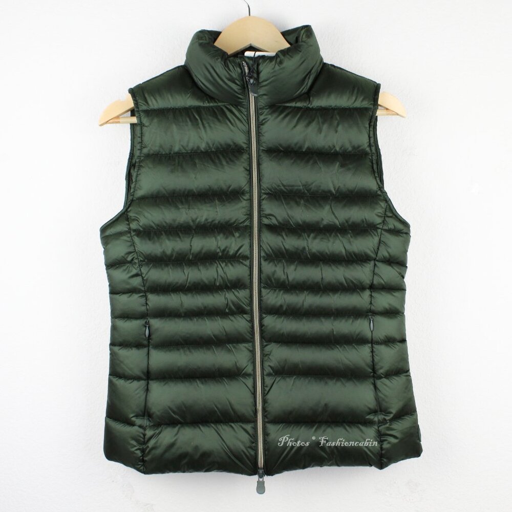 NWT Save The Duck Lynn Layering Up Warm Vest, Pine Green, XS, Animal-free Down - Picture 2 of 13
